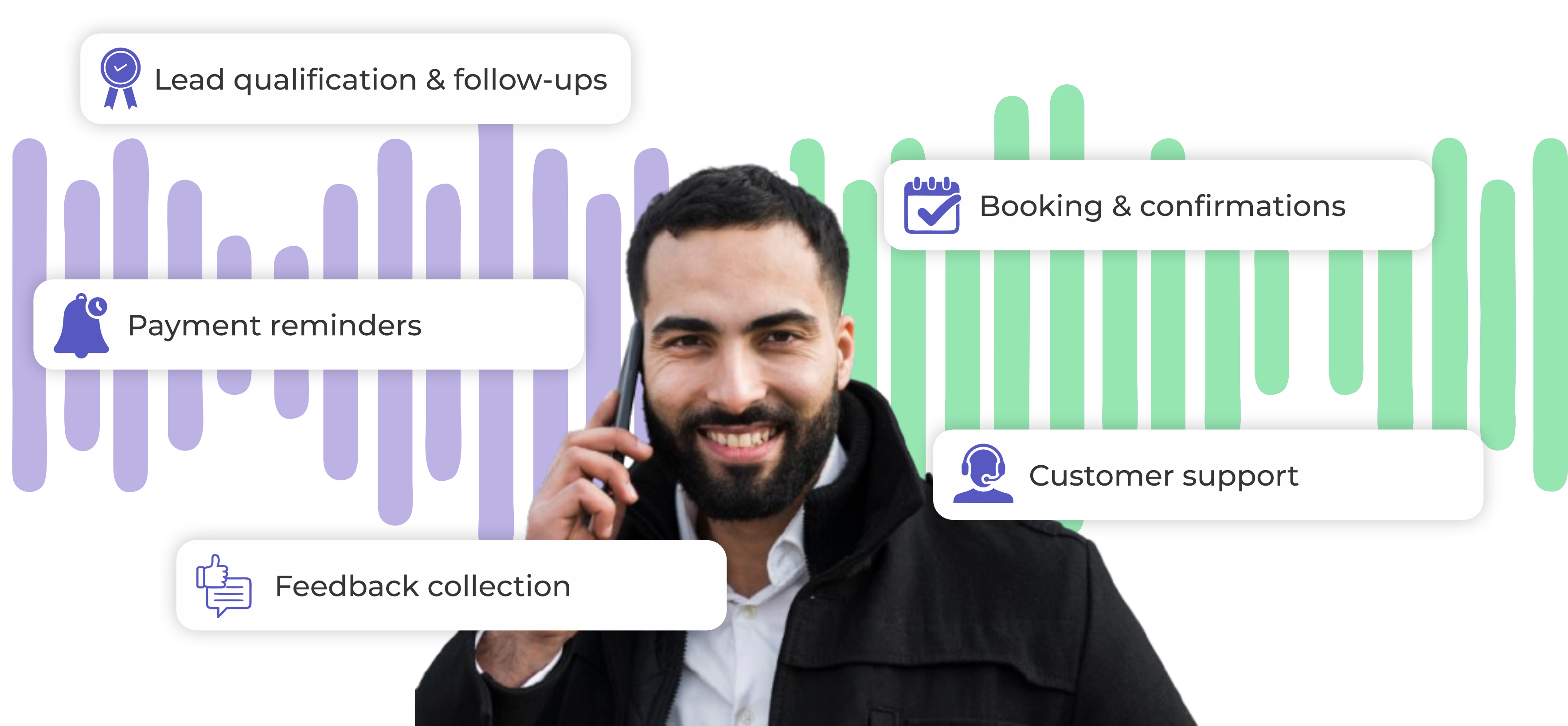 Conversational AI Chatbots & Intelligent Voice Call Agents