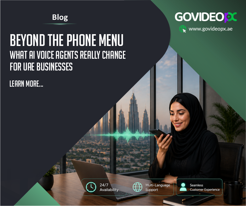 Beyond the Phone Menu: What AI Voice Agents Really Change for UAE Businessesby GovideoPX, Dubai